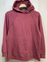 Champion 80s USA製 目無し スウェット プル パーカー フーディー ヴィンテージ チャンピオン 長袖 ワインレッド メンズ XL