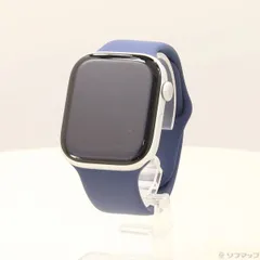 〔展示品〕 Apple Watch Series 10 GPS 46mm シルバーアルミニウムケース デニムスポーツバンド【258】