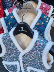 ALL FOR YOU / オリビアローレン フラワー キルティング ベスト