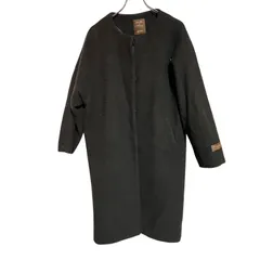 ZM1648 NANO universe FURPILE IDEA ナノユニバース ウール コート ジャケット アウター ブラック レディース F