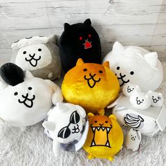 냥코 대전쟁 봉제 장난감 대량 정리 판매 9 점 세트 고양이 서퍼 금 고양이 고양이 상자 포장 9