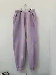 145) MLB キッズ ライトパープル トレーニングウェア ズボン