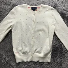 ガールズ M(8-10) A級 ポロ(POLO)ラルフローレン ニットカーディガン