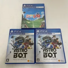 06w20012 ★PS4ソフト プレイステーション4 VR専用ソフト ★ASTRO BOT X2 ★みんなのGOLF VR ゲームソフト プレイステーション4 【中古品】