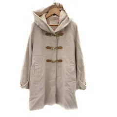 プロポーション ボディドレッシング PROPORTION BODY DRESSING ダッフルコート ロング丈 フード付き 無地 ウール 2 ライトピンク /YK5のサムネイル