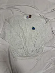 RUSSELL ATHLETIC ワンポイント スウェット グレー XL US古着