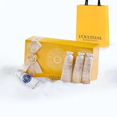 【2025年ホリデー】ロクシタン(L'OCCITANE) ハンドクリーム GIFT FOR YOU ミニサイズのハンドクリーム 4本 ギフトセットクリスマス 誕生日 プレゼント ギフト 女性 男性 人気 ホリデー コフレ ショッパーバッグ付き