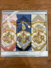 クリスチャンディオール 　  ハンカチセット3枚 B25112457