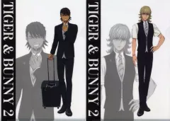 【中古】クリアファイル 虎徹＆バーナビー A4クリアファイル(2枚セット) 「TIGER ＆ BUNNY 2 PLACEMENT by STARFLYER」