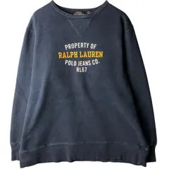 古着 00年代 ラルフローレン Ralph Lauren POLO JEANS COMPANY ロゴスウェットシャツ トレーナー メンズXL相当/eaa602776