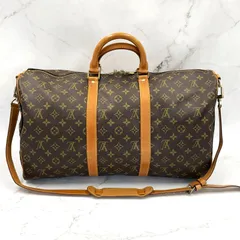 【ルイヴィトンの定番トラベルバッグ】LOUIS VUITTON ルイヴィトン モノグラム キーポル バンドリエール50 M41426 ボストンバッグ 旅行バッグ 大容量 ショルダーストラップ付き 当店基準真贋確認済