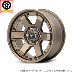 17インチ アルミホイール 5穴114.3 | MID ナイトロパワー M6 カービン 7J +42 1本のサムネイル