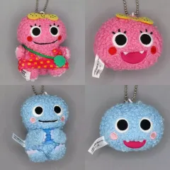 【中古】キーホルダー 全4種セット 「ざわざわ森のがんこちゃん ぬいぐるみボールチェーン」