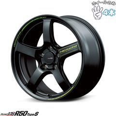 14インチ 6J 40 ブラックレーシング 4-100 4本セット - メルカリ