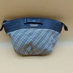 【D21942】バーバリー ブルーレーベル ノバチェックショルダーバッグ