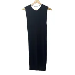 TbyALEXANDER WANG(アレキサンダーワン) ワンピース サイズS レディース美品  - 黒 ノースリーブ/ひざ丈/背中開き