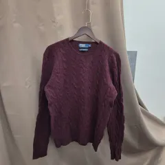 ポロラルフローレン ラムウール ケーブルニット XL