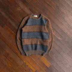 70s “Jantzen” Melange Knit Sweater / British Casual Style Wool Nylon Blend Mのサムネイル