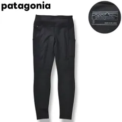 【美品】 パタゴニア patagonia パックアウト アクティブ タイツ Pack Out Active Tights レギンス ストレッチ パンツ インナー S ブラック アウトドア ウェア タウンユース レジャー レディース ♪