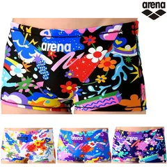 arena  練習用水着　メンズ　AS6SWM24B　タフスーツ　ジュニア　ショートボックス　ボーイズ　男の子　アリーナ　水泳