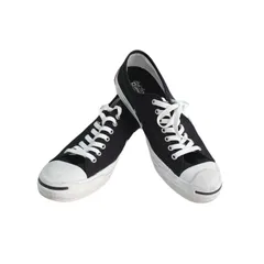 【CОNVERSE/コンバース】ジャックパーセル ローカットスニーカー 1R194 ブラック×ホワイト JPN27.5cm 箱なし/mik0389