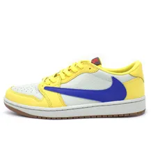 ナイキ NIKE × トラヴィス スコット Travis Scott 【 WMNS AIR JORDAN 1 RETRO LOW OGDZ4137 700 】 カナリー スニーカー　h6378