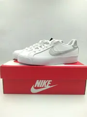ナイキ Nike　コート ロイヤル AC AO2810-114　24.5cm　ホワイト/メタリックシルバー