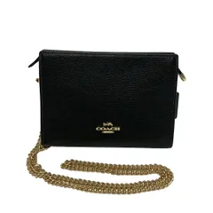 COACH(コーチ) ショルダーバッグ スリム クロスボディ CR238 黒 レザー