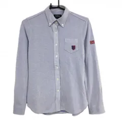 パーリーゲイツ 長袖シャツ ライトブルー系 ボタンダウン 胸ポケット レディース 1(M) ゴルフウェア PEARLY GATES