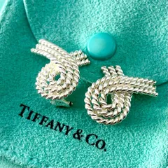ティファニー ツイスト ロープ イヤリング シルバー 925 WW2fe