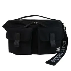 マリメッコ MARIMEKKO marimekko ◆新品◆ スリングバッグ ボディバッグ Sling Bag M Solid ウニッコ ブラック MA-772