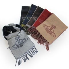 希少 VivienneWestwood オーブ マフラー リバーシブル - メルカリ