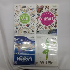Wiiソフト4本セット Wii Sports Resort / はじめてのWii / Wii Party / Wii Fit Wii用ソフト
