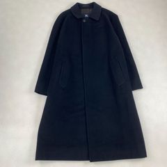 バーバリーロンドン チェスターコート カシミヤ アンゴラ ブラック 96
