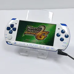 PSP 3000 ホワイトブルー 動作確認済み 画面傷なし 訳あり FW6.60 後期型モデル ソニー プレイステーション ポータブル SONY PlayStation Portable psp