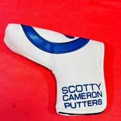 スコッティキャメロン　新作カラー　ホワイト❎ブルー　検索スコッチキャメロンパターカバー