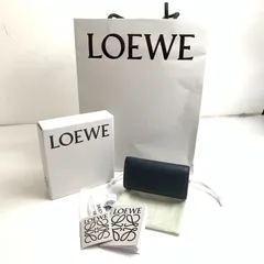 f001 B 美品 LOEWE 6連キーケース  C660K92X02 ロエベ 紺 ディープネイビー Deep Navのサムネイル