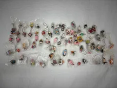 【未開封・未使用】ONE PIECE（ワンピース） ストラップ／キーホルダー／ミニフィギュア 大量まとめ 約63点セット ルフィ／ゾロ／サンジ／チョッパー／エース／ナミ ほか 人気キャラ多数