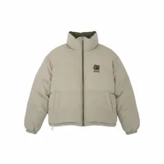 86L5 《美品》 KAOYORINAKAMI カオヨリナカミ KYRN リバーシブル ダウンジャケット サイズL ベージュ グリーン フラワー刺繍デザインt18r