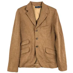 古着 ラルフローレン Ralph Lauren POLO RALPH LAUREN ヘリンボーン ウール×コットンテーラードジャケット レディースM相当/eaa603136