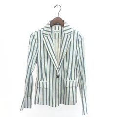 TRUSSARDI トラサルディ 1Bジャケット サイズ:40 リネンブレンド/ストライプ    ホワイト レディース / 243001003735のサムネイル