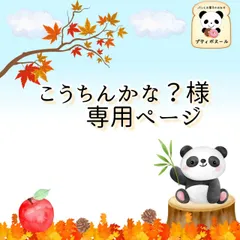 ◇　こうちんかな？様専用オーダーページ　◇