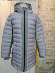 プーマ ライトグレー ダウン 軽量ダウン M