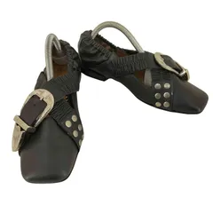 TOGA PULLA(トーガプルラ) 23AW CROSS STRAP BALLE クロスストラップバレエシューズ レディース JPN：37 【中古】【ブランド古着バズストア】 トーガプルラ TOGA PULLA 23AW CROSS STRAP BALLE クロスストラップ