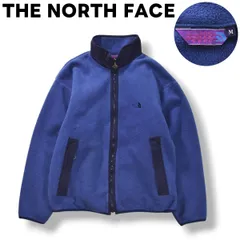 【希少】 90s ヴィンテージ 日本製 旧タグ ノースフェイス THE NORTH FACE アルマディラ ARMADILLA フリース ジャケット ジップアップ ロゴ 刺繍 ジャンパー M ネイビー アウトドア レディース ♪