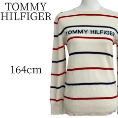 ★美品 TOMMY HILFIGER トミーヒルフィガー アイボリー トップス 164cm PSP19-27