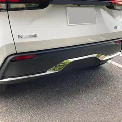 【送料無料】NOTE E13専用 304ステンレス製 リアバンパーデコレーションバー｜シルバー 交換用後部バンパー装飾パーツ