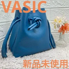 極美品 VASIC ヴァジック ボンドミニ ハンドバッグ ターコイズブルー 極美品 VASIC ヴァジック ボンドミニ ハンドバッグ ターコイ