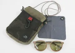 JINS × snow peak サングラス & サコッシュ 2点セット ◆ラバー アイウェア / リップストップ ショルダーバッグ ジンズ スノーピーク ES14