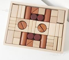 【新品・未使用】 積木 パズル おもちゃ 赤ちゃん 指先 知育 木のおもちゃ ストーン バランス ブロック 1歳半 2歳 3歳 4歳 5歳 6歳 教具